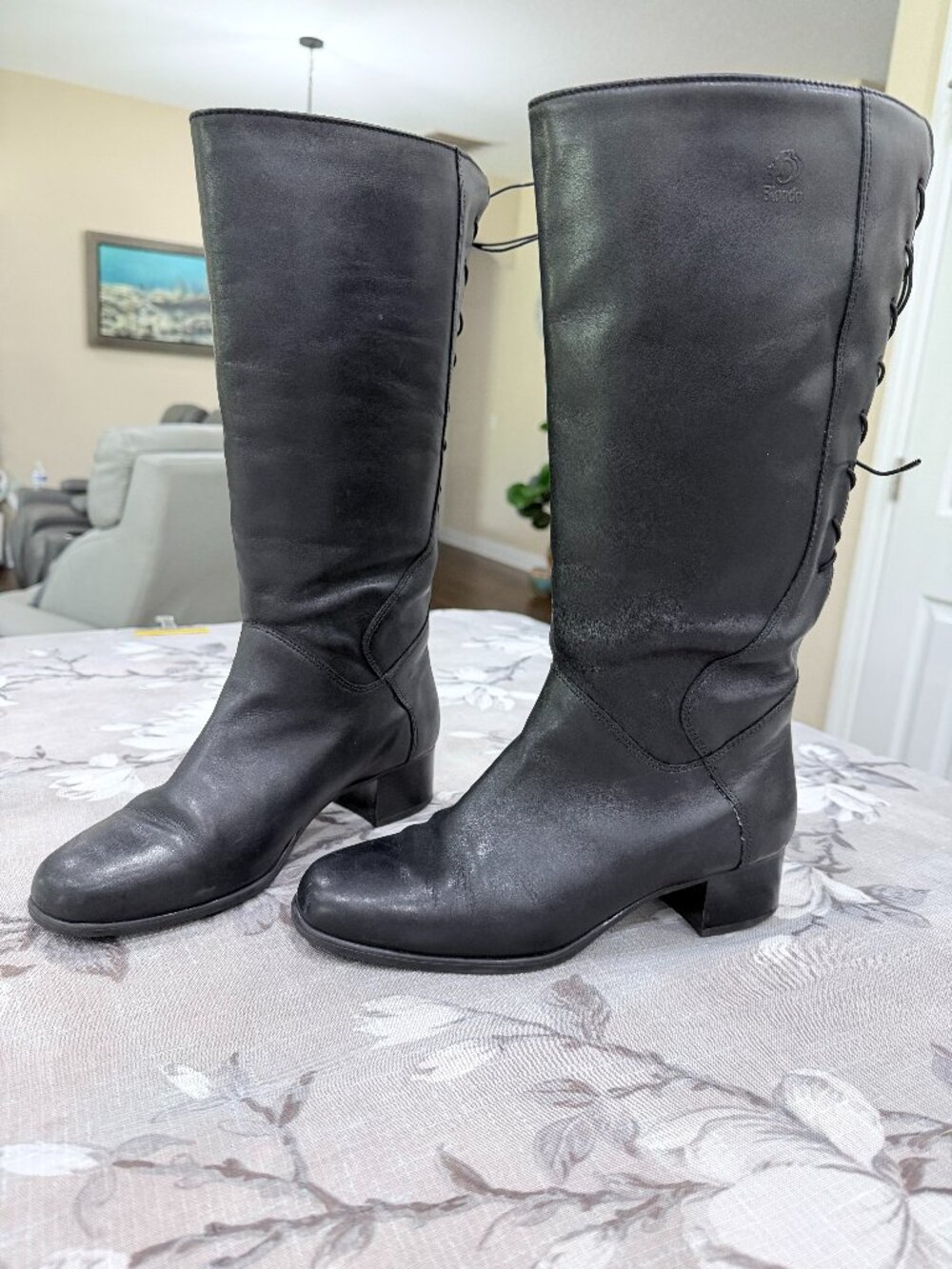 Blondo Waterproof Leather Riding Boots Made in Canada Size 9.5 B